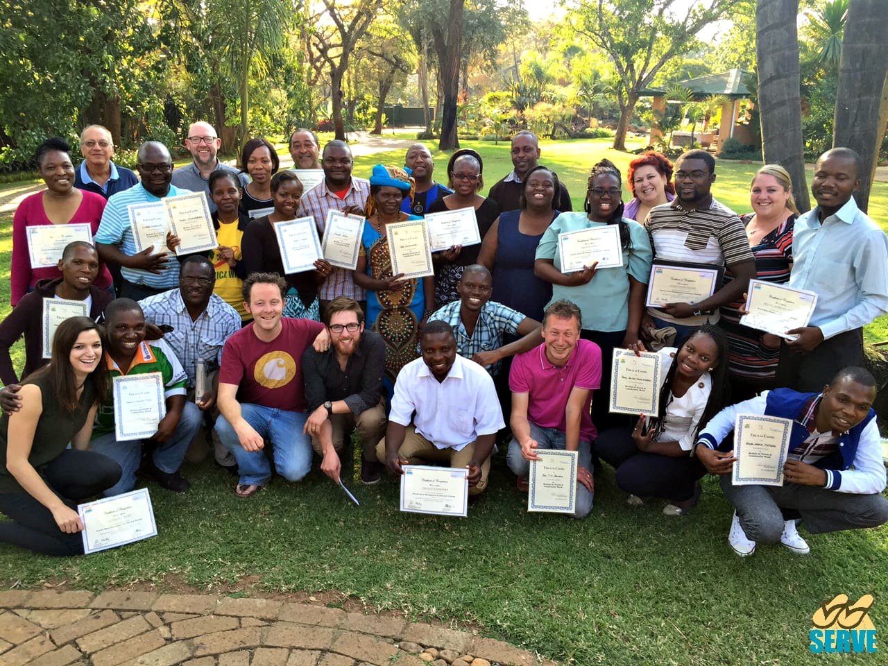 SERVE Development Programme Partners upon completion of Capacity Building Training