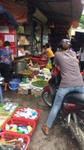 Women working in market