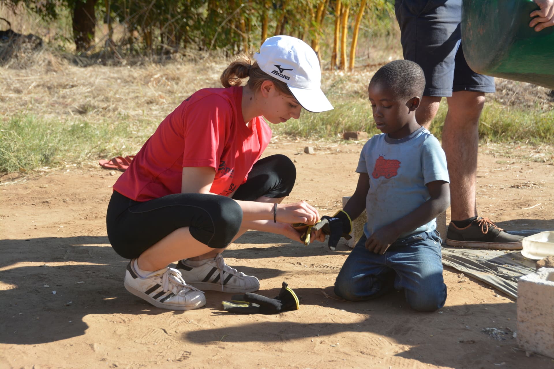 Irish volunteers in Africa