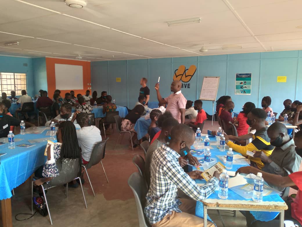 Irish charity SERVE Mazabuka youth workshop