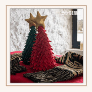 Thailand handmade woven christmas tree ethical gift sustainable