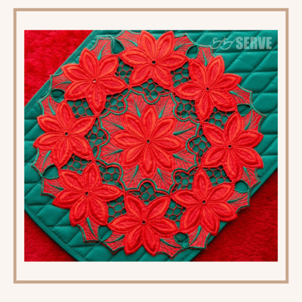 SERVE handmade christmas doily, made in Thailand, sustainable development goals, SDG 12: Sustainable Consumption And Production
