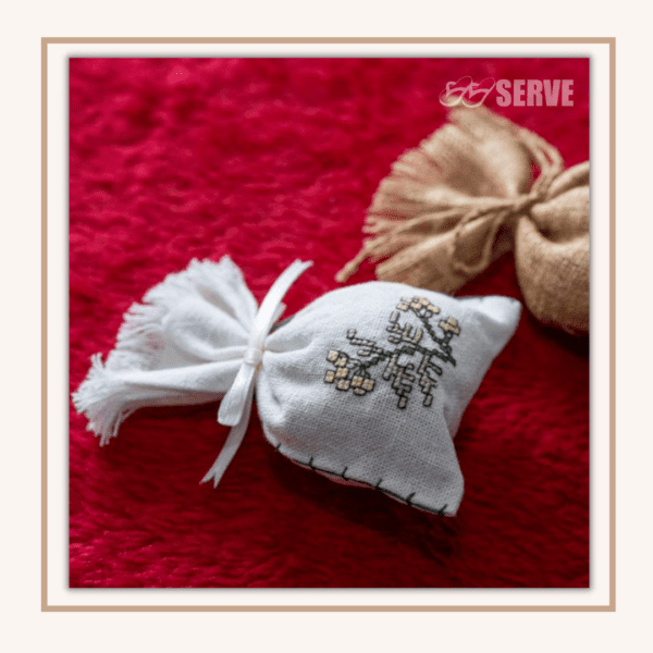 SERVE, handmade woven scented sachet pouch, made in Thailand, sustainable development goals, SDG 12: Sustainable Consumption And Production