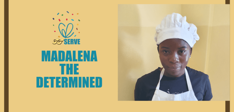 Madalena The Determined Donate to SERVE Christmas Appeal
