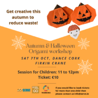 Autumn Halloween Origami Child's ticket