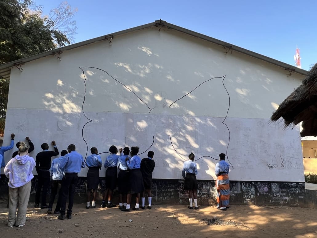 Mazabuka global goals Mural Zambia SERVE