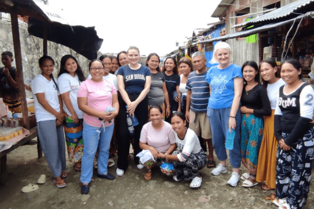 SERVE team with Badjao community in the Philippines