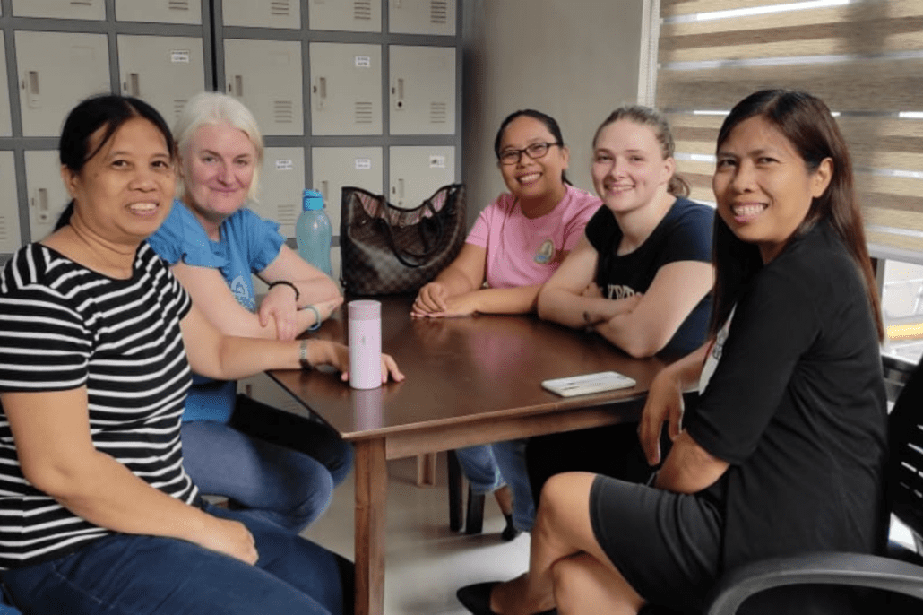 SERVE team with Badjao community in the Philippines