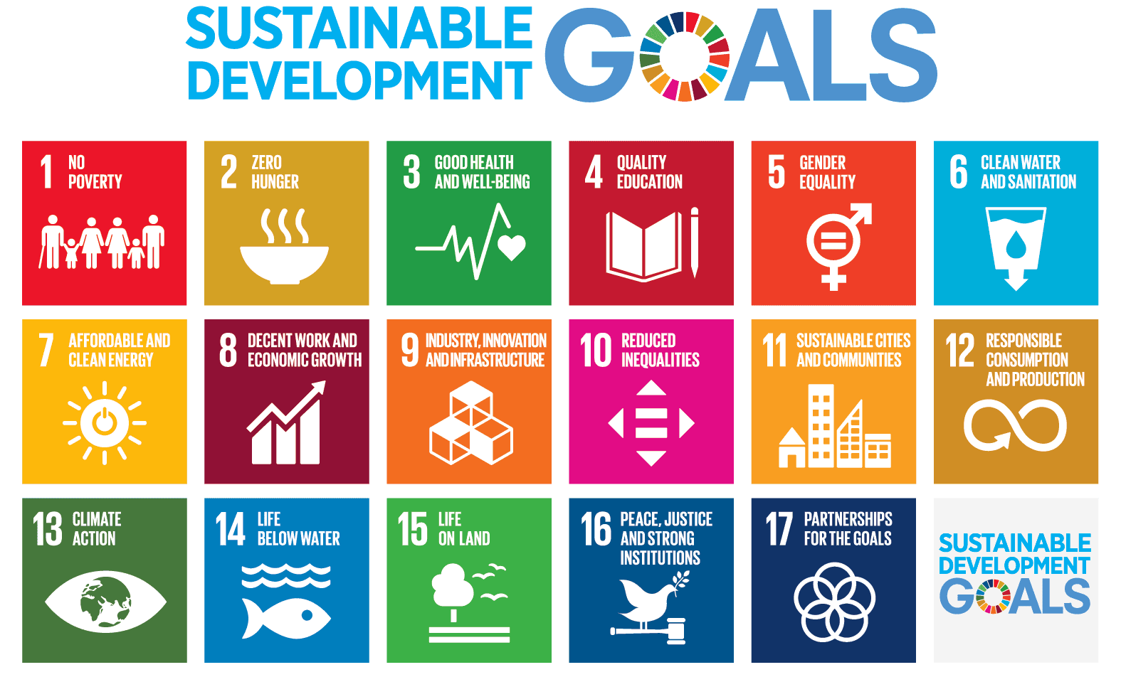 Sustainable Development Goals poster