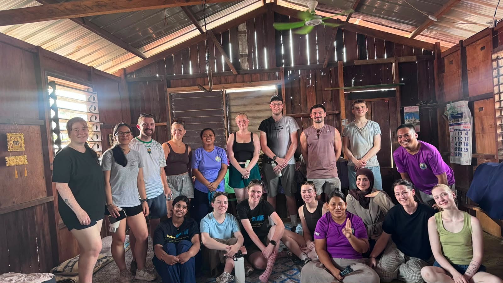 SERVE volunteers spending time with local partners and community members in the Philippines