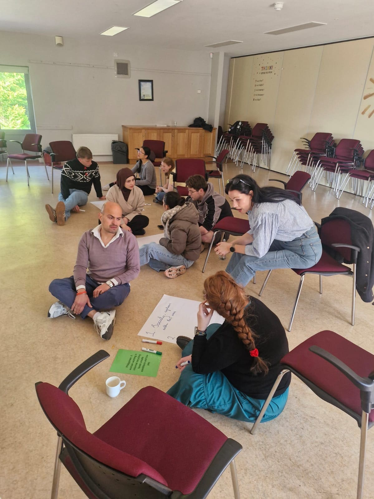 SERVE volunteers taking part in pre-departure training in Ireland